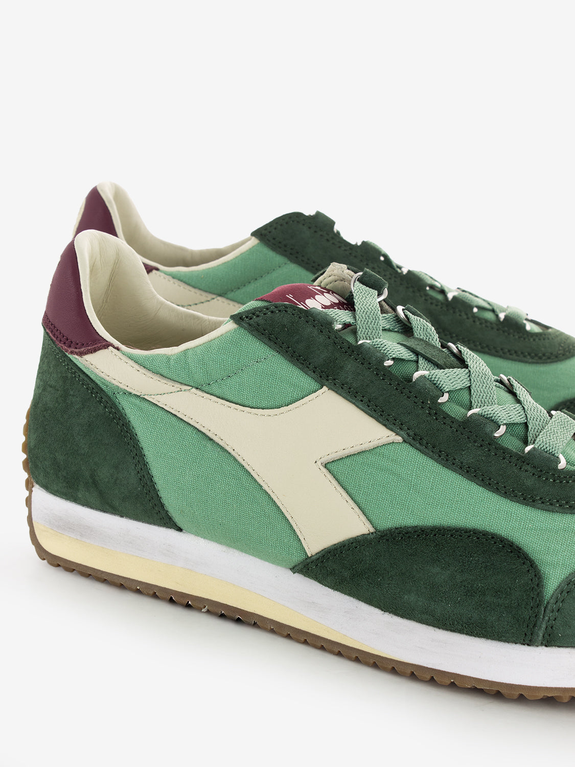 Equipe canvas shale green sneakers