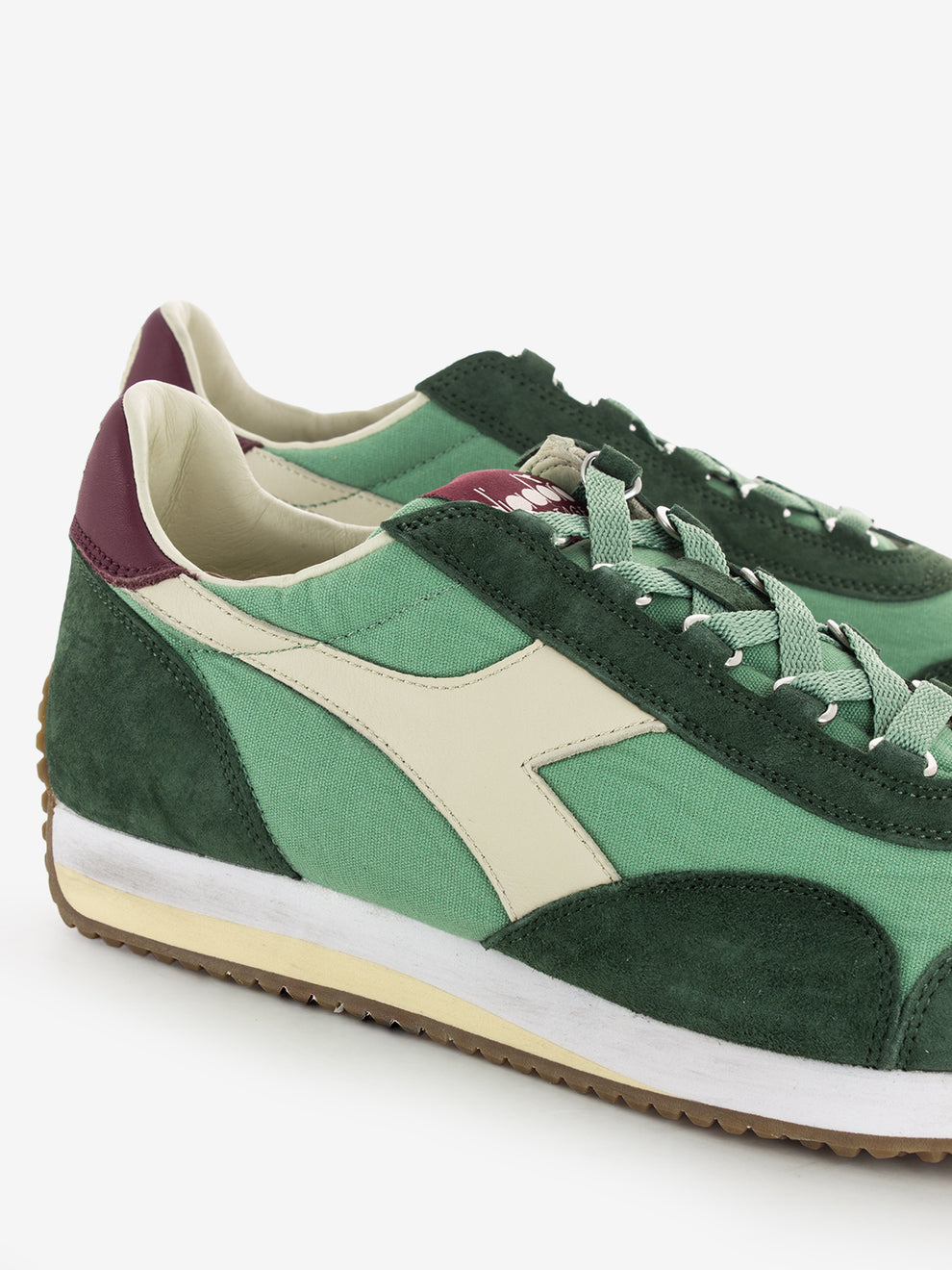 Equipe canvas shale green sneakers