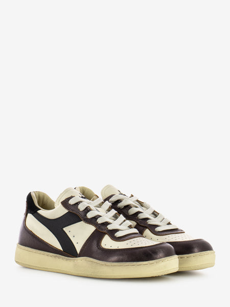 Sneakers MI basket low metallic dirty beige