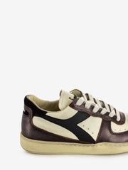 DIADORA HERITAGE - Sneakers MI basket low metallic dirty beige