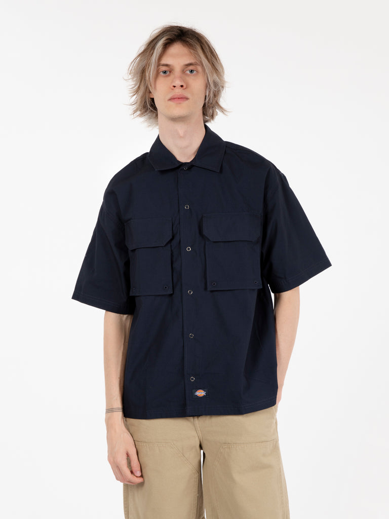 DICKIES - Camicia fisherville dark navy