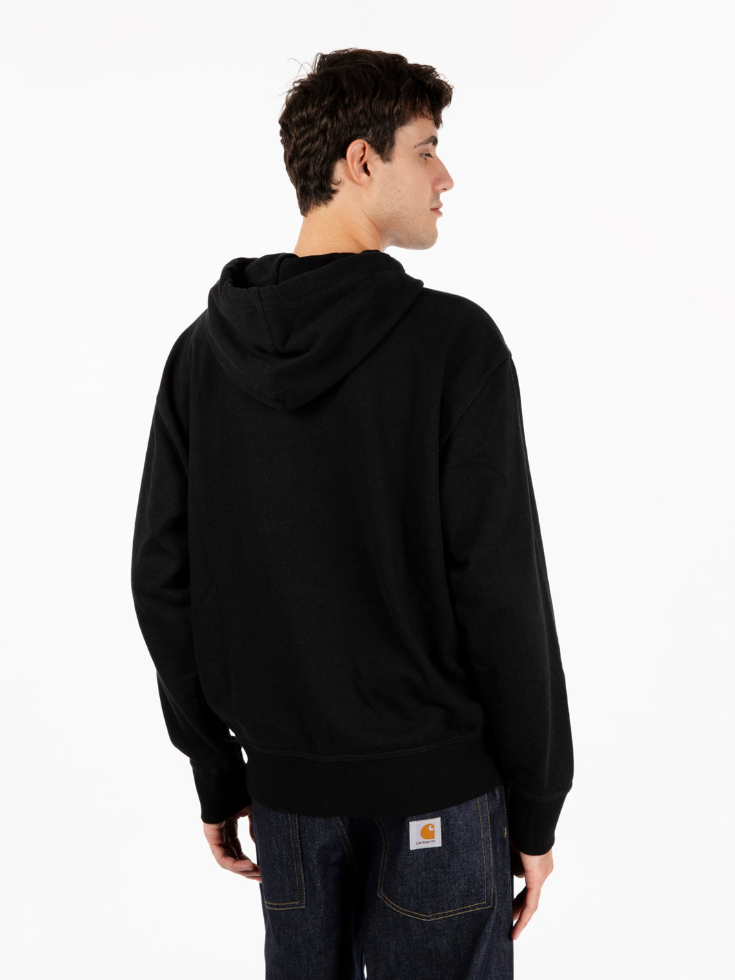 Clancy heavyweight hoodie black