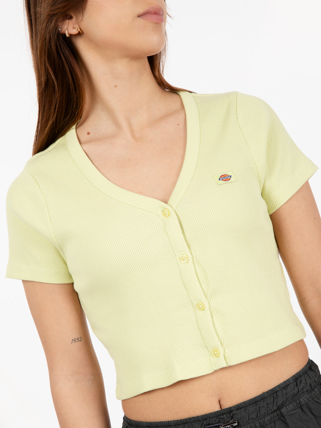 Emporia cardigan SS W pale green