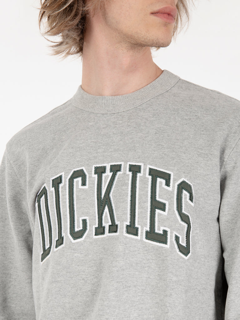 DICKIES - Felpa Aitikin girocollo gry / dark forest