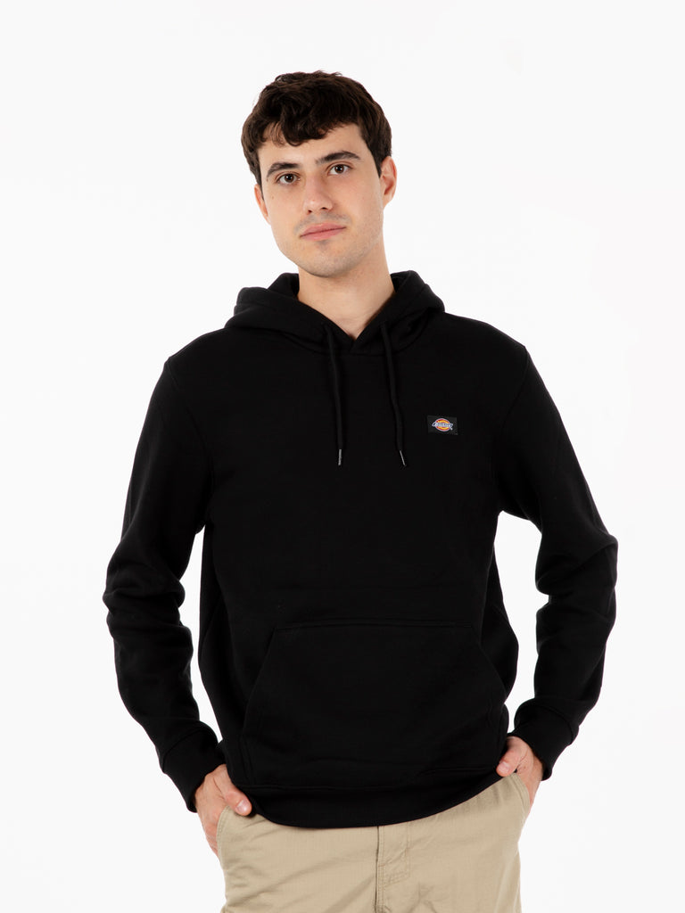 DICKIES - Felpa hoodie Oakport nera