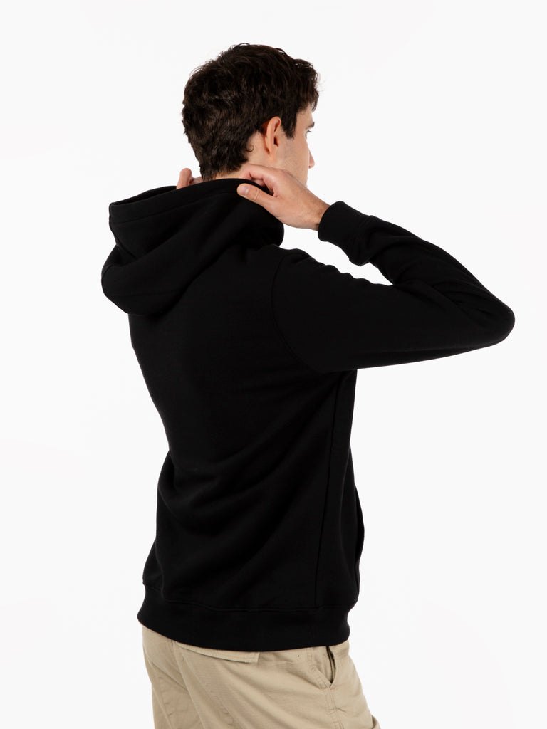 DICKIES - Felpa hoodie Oakport nera