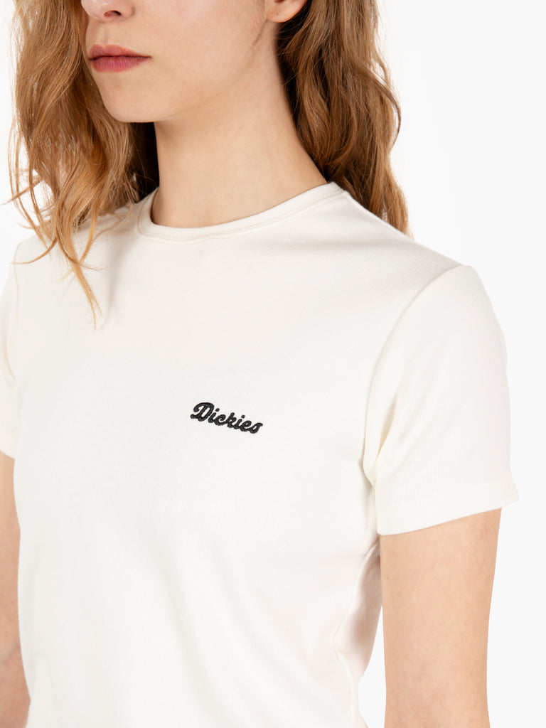 DICKIES - Lewistown Embro SS tee egret