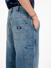 DICKIES - Madison baggy pant rinsed blue