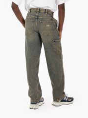 DICKIES - Madison baggy pant yellow fade indigo