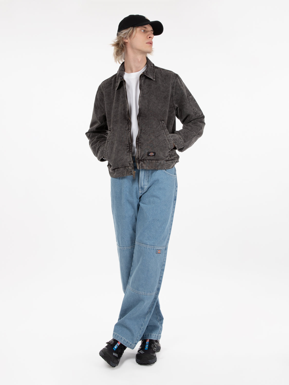 Newington jacket dble dye acid black
