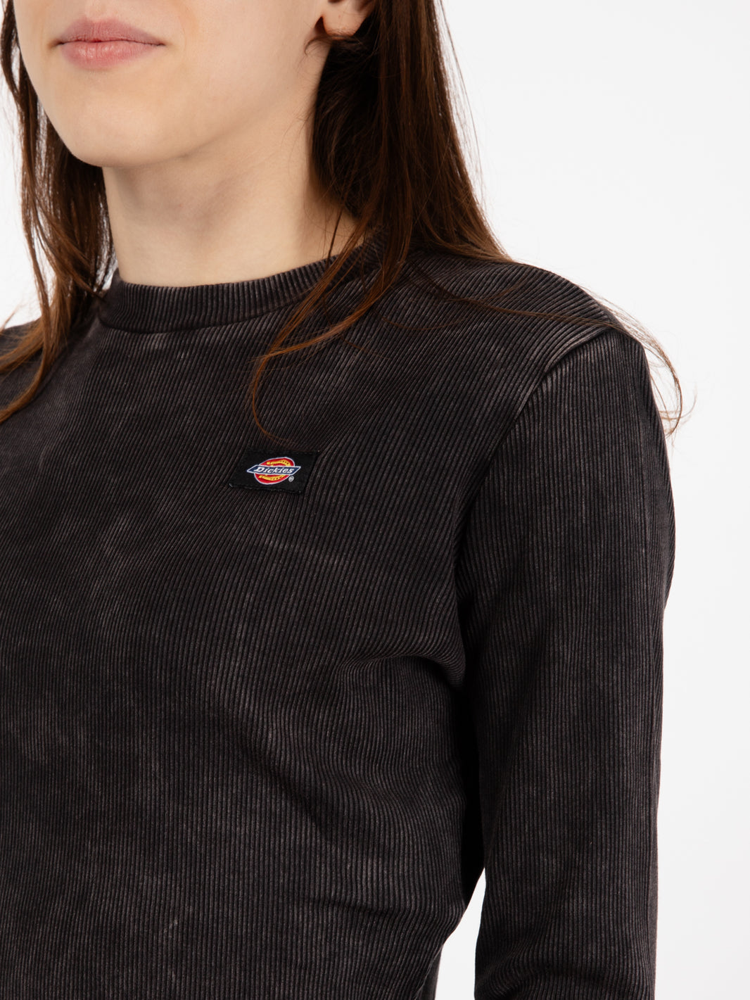 Newington t-shirt maniche lunghe acid black