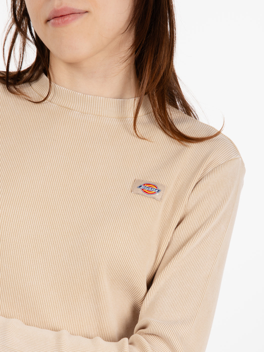 Newington t-shirt maniche lunghe beige