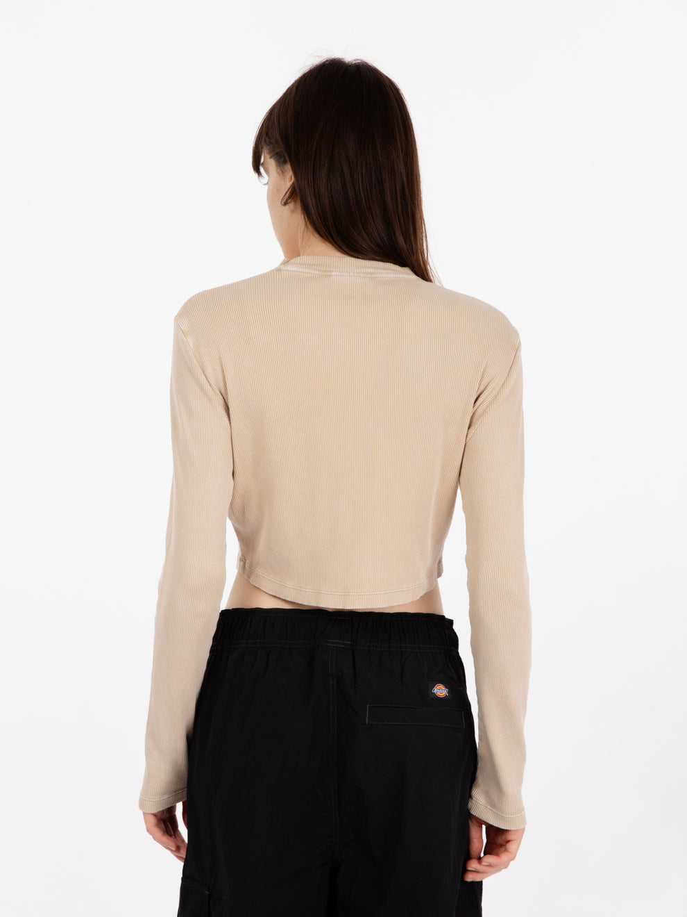 Newington t-shirt maniche lunghe beige