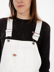 DICKIES - Salopette Corta Duck Canvas white