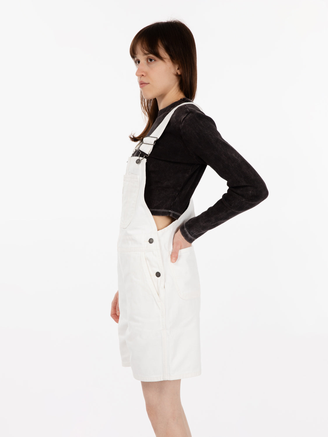 Duck Canvas White Shorts 