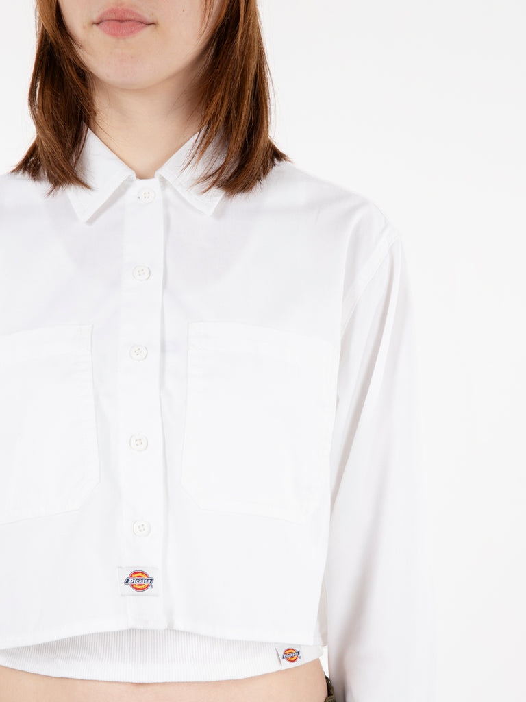 DICKIES - Shirt Culpeper long sleeve white