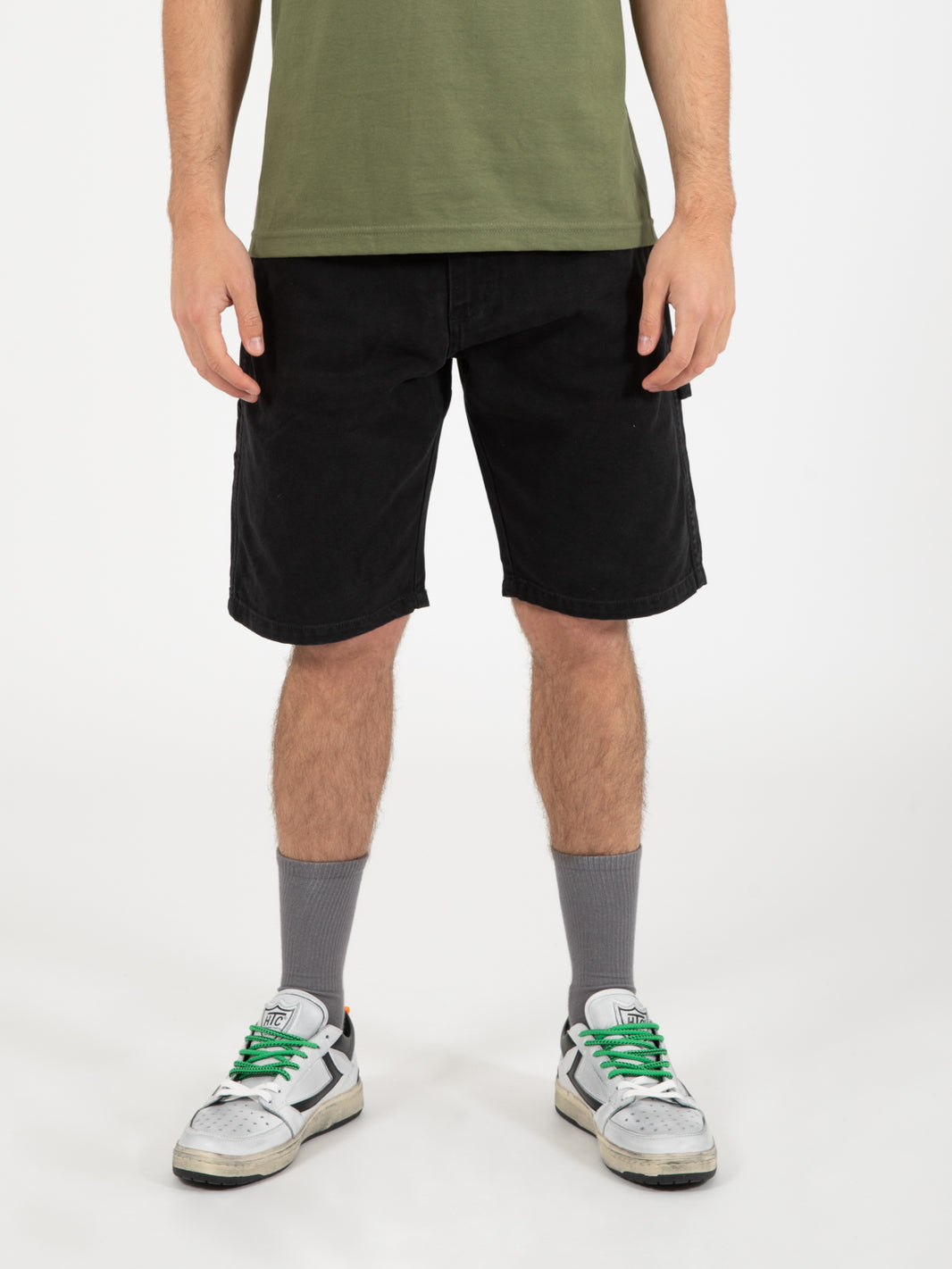 Short duck canvas black