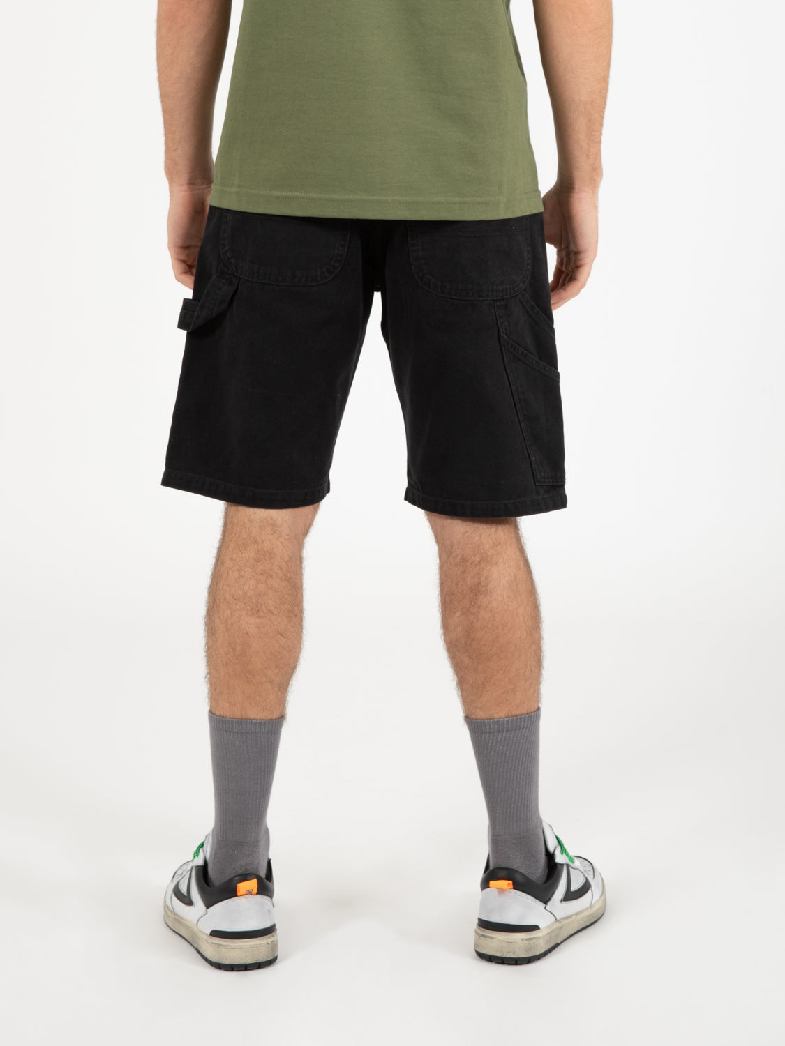 Short duck canvas black