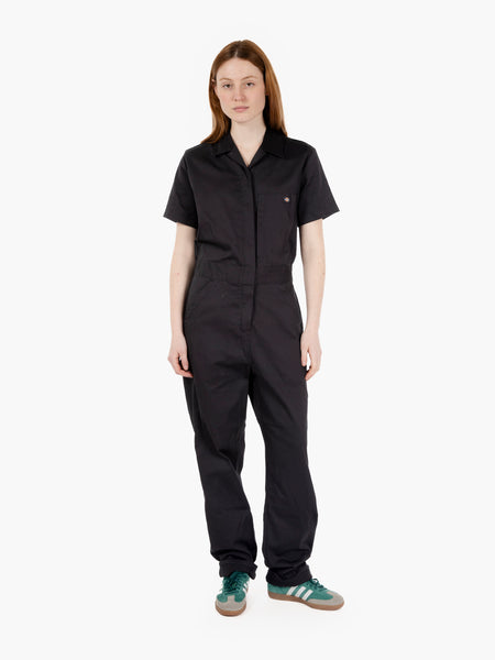 Short sleeve coverall black