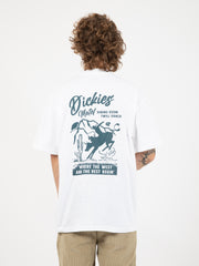 DICKIES - T-shirt Dighton white