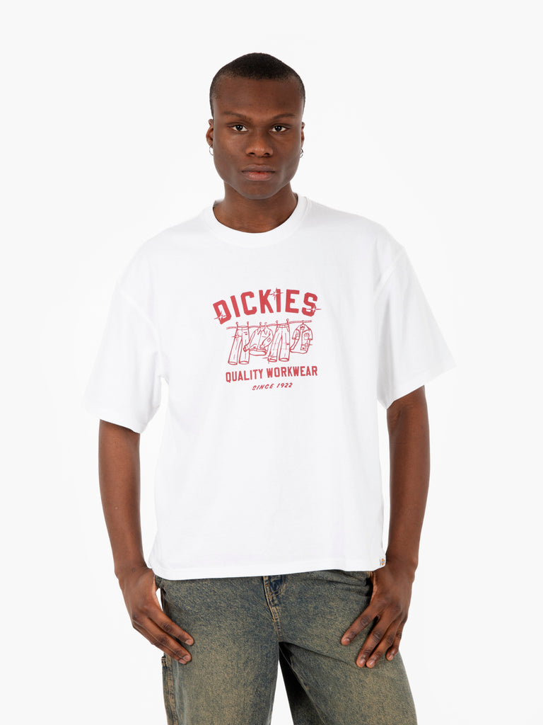 DICKIES - T-shirt Laundry boxy white