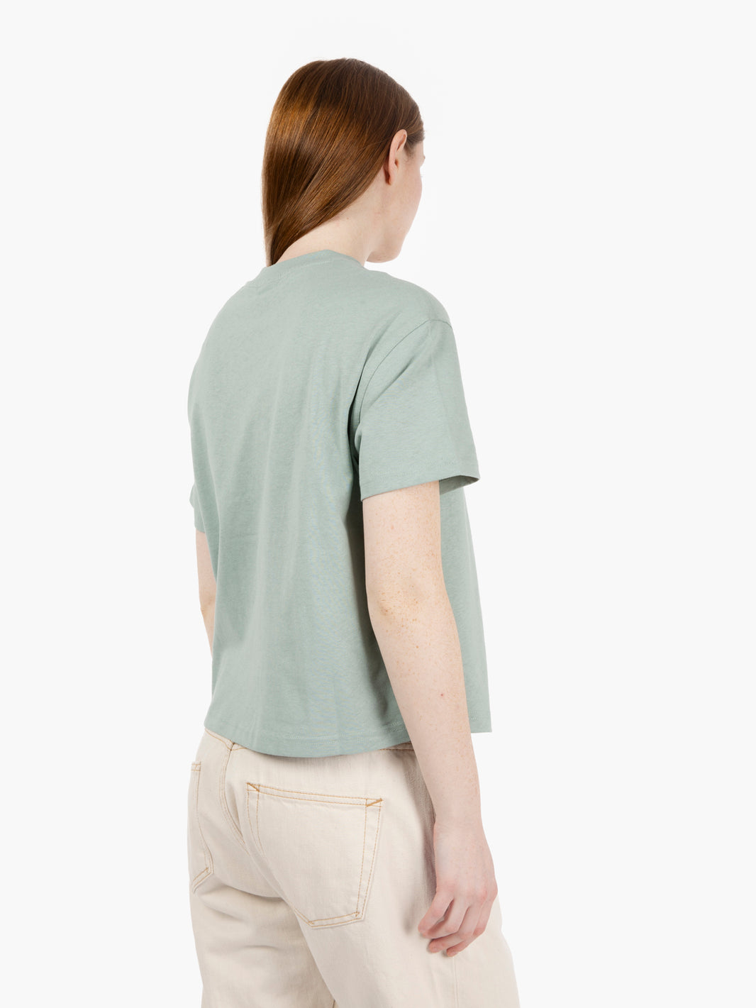 T-shirt Oakport boxy SS iceberg green