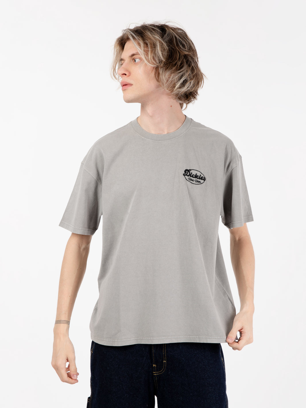 T-shirt Rustburg ricamo carbon