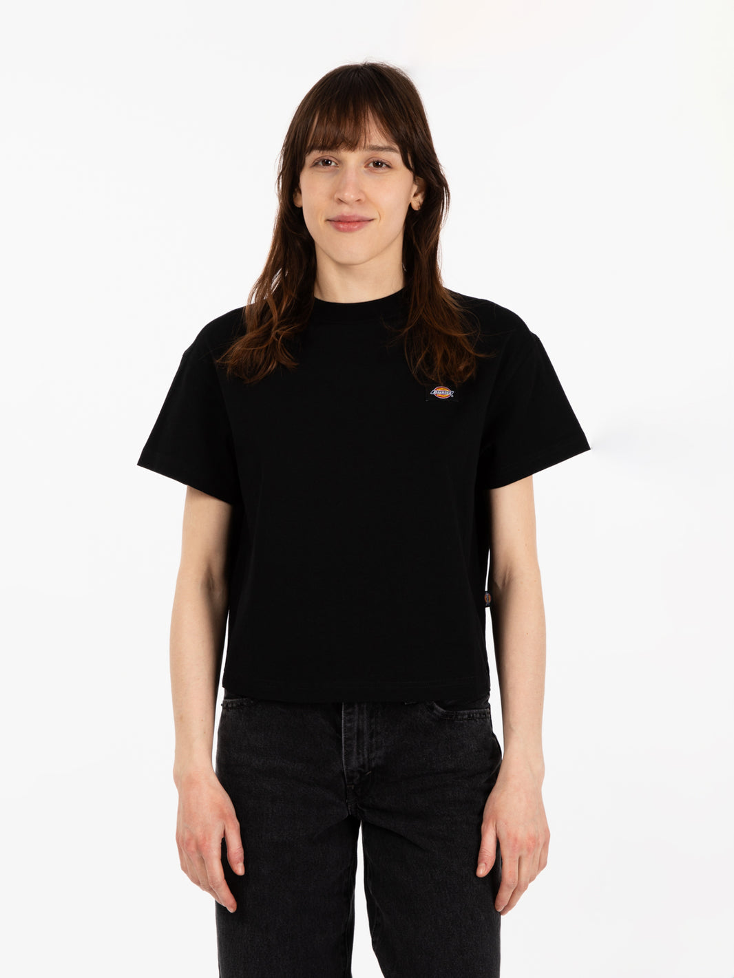 Oakport Boxy ss tee black