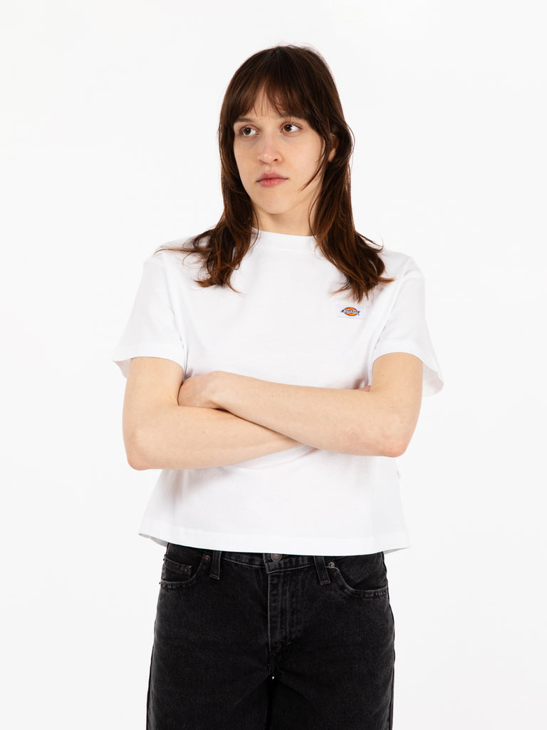 DICKIES - Oakport boxy ss tee white