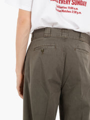 DICKIES - Unionville pleated work pant military green