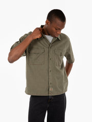 DICKIES - Unionville work shirt SS military green