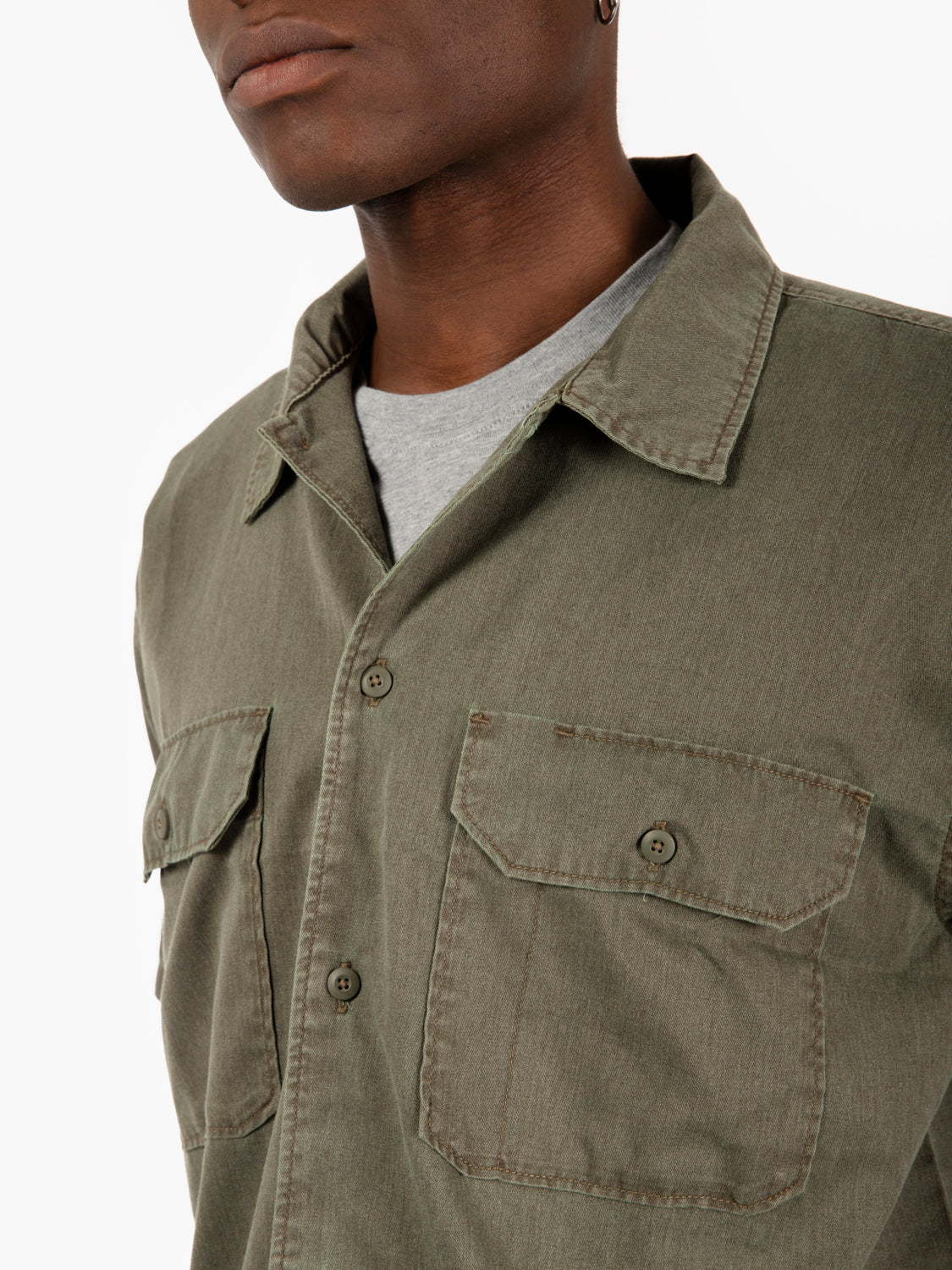 Unionville work shirt SS military green