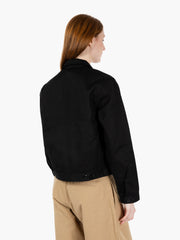 DICKIES - Unlined cropped Eisenhower jacket black