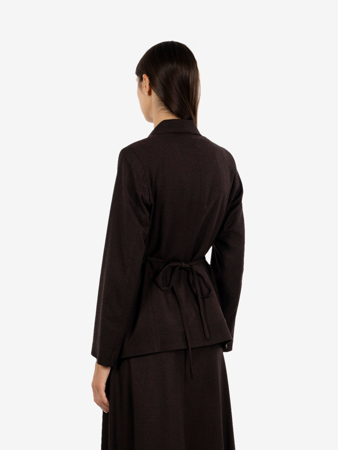 Brown Vigio wool blazer