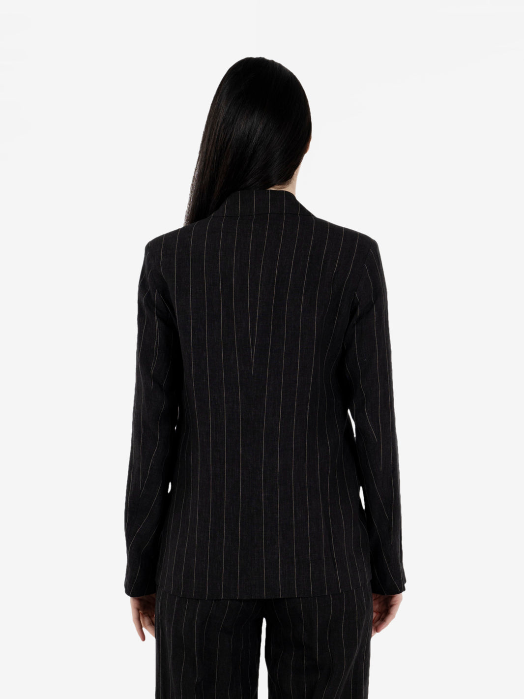 Blazer Varizo gessato noir / ecru