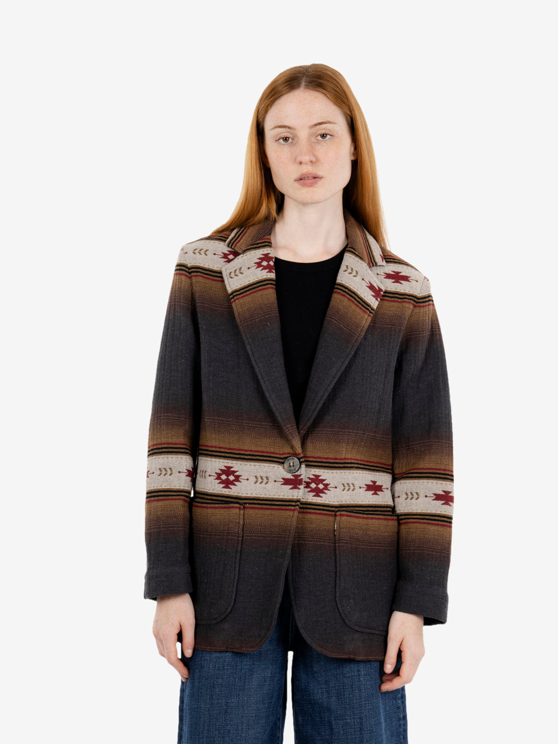 Anthracite Navajo Twisted Blazer