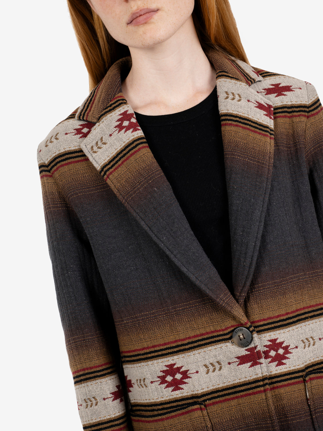 Anthracite Navajo Twisted Blazer
