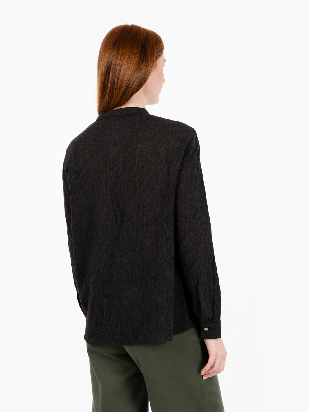 Camicia Cendia con rouches noir