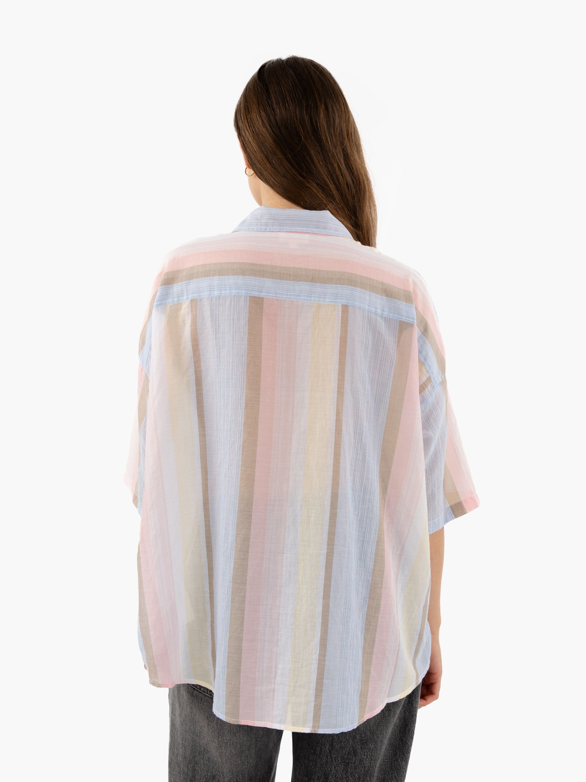 Camicia Clara manica corta multicolor