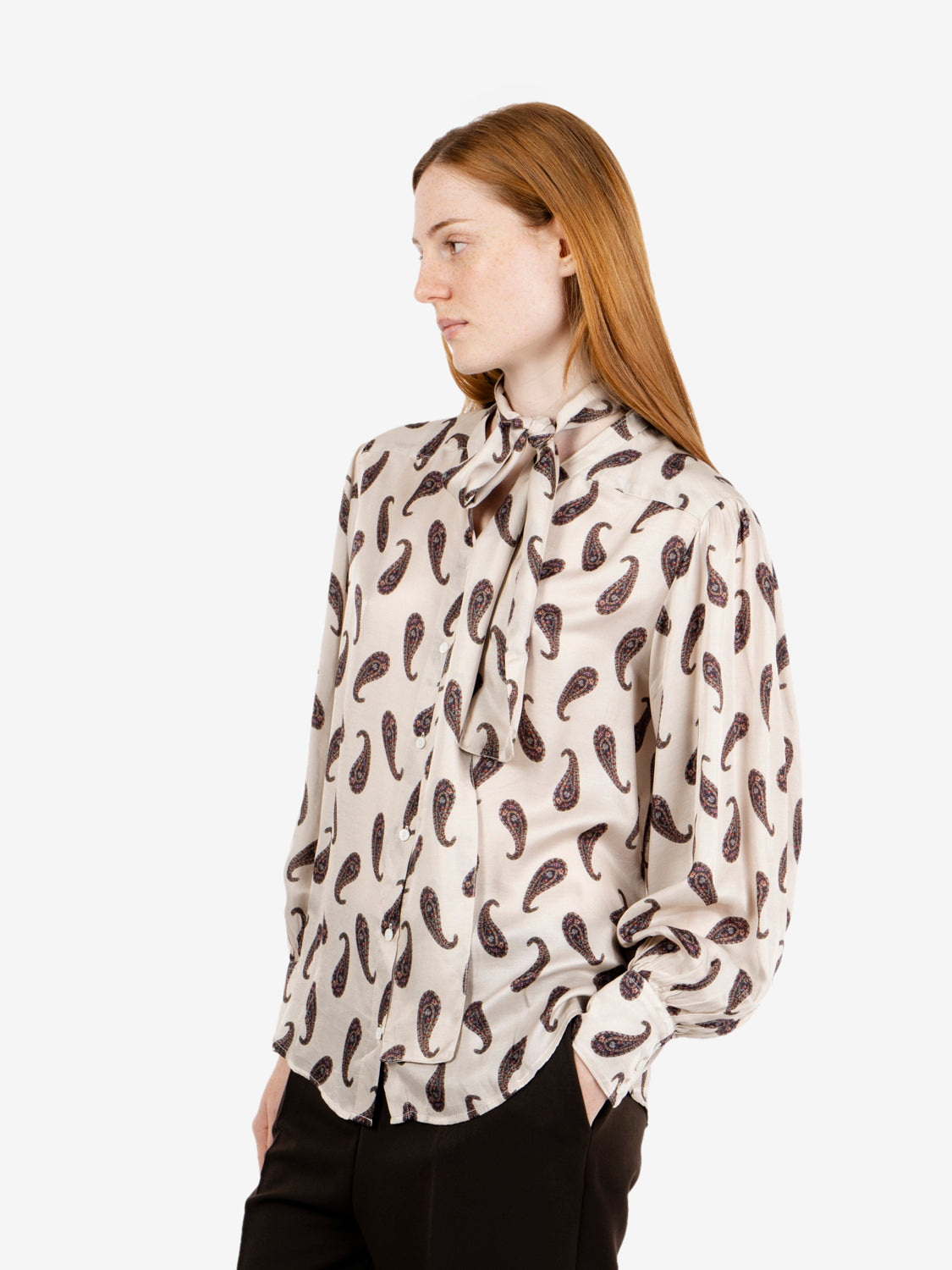 Camicia Colza Paisley ecru