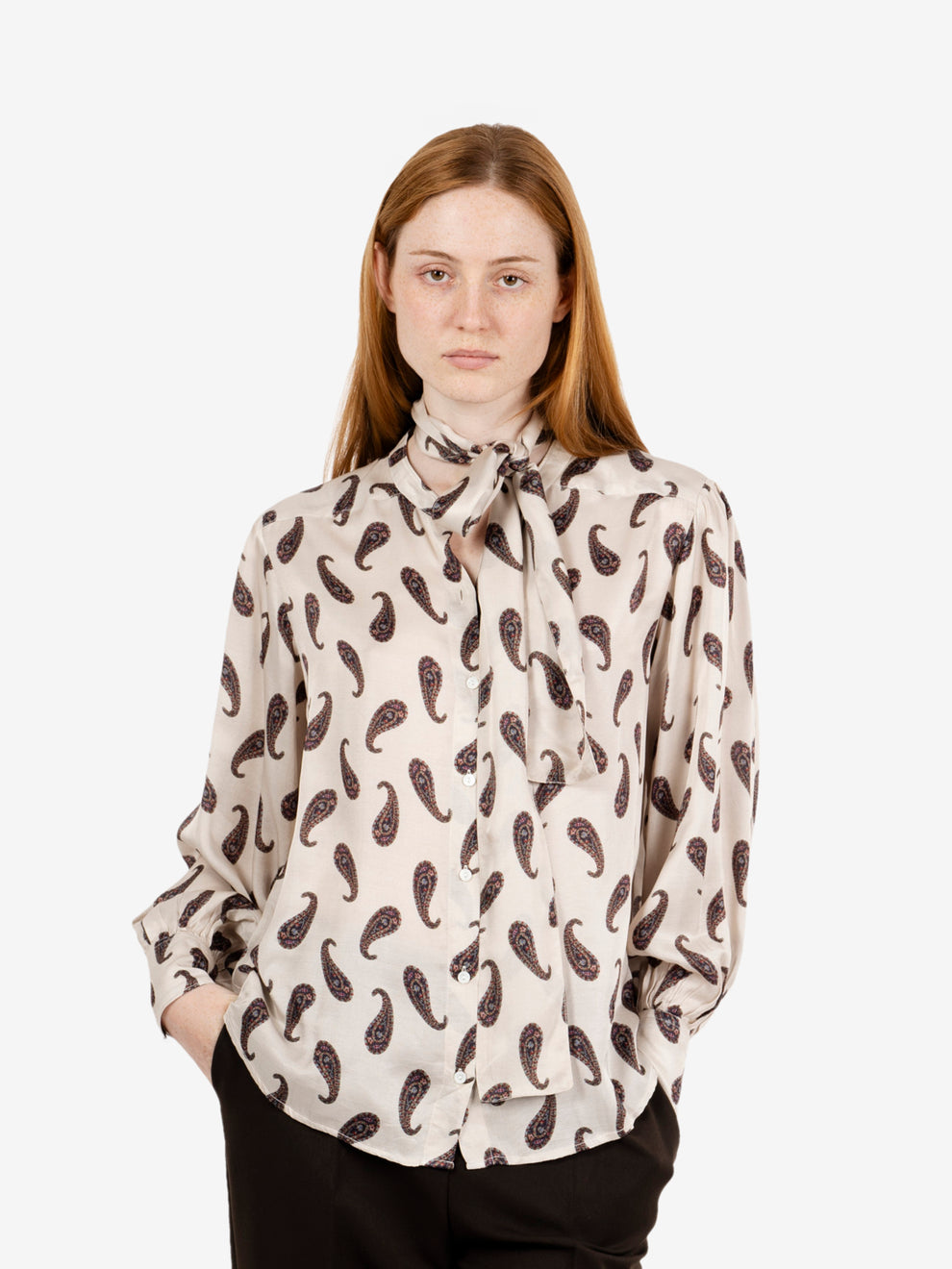 Camicia Colza Paisley ecru