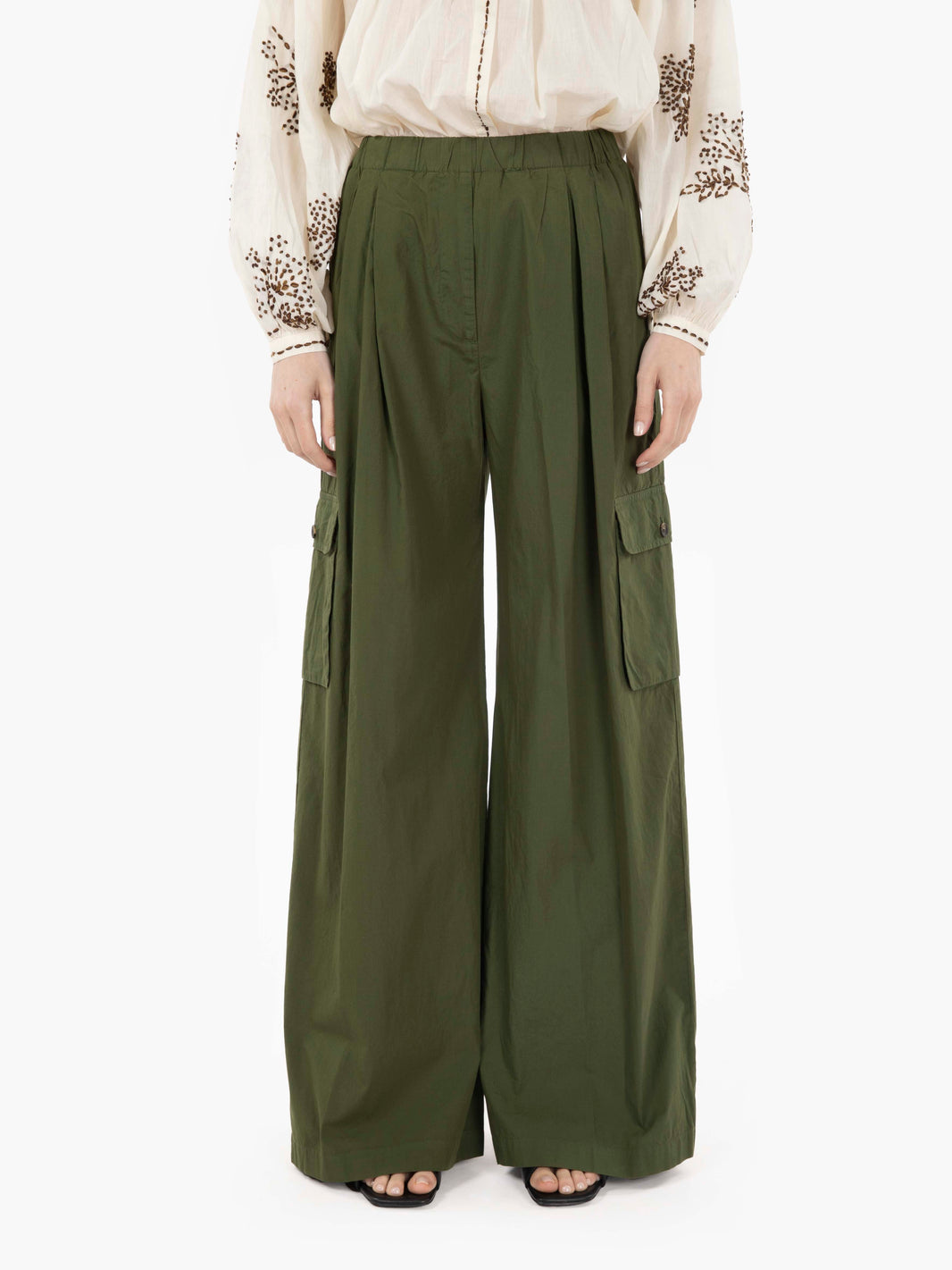 Khaki Pocket Cargo Pants