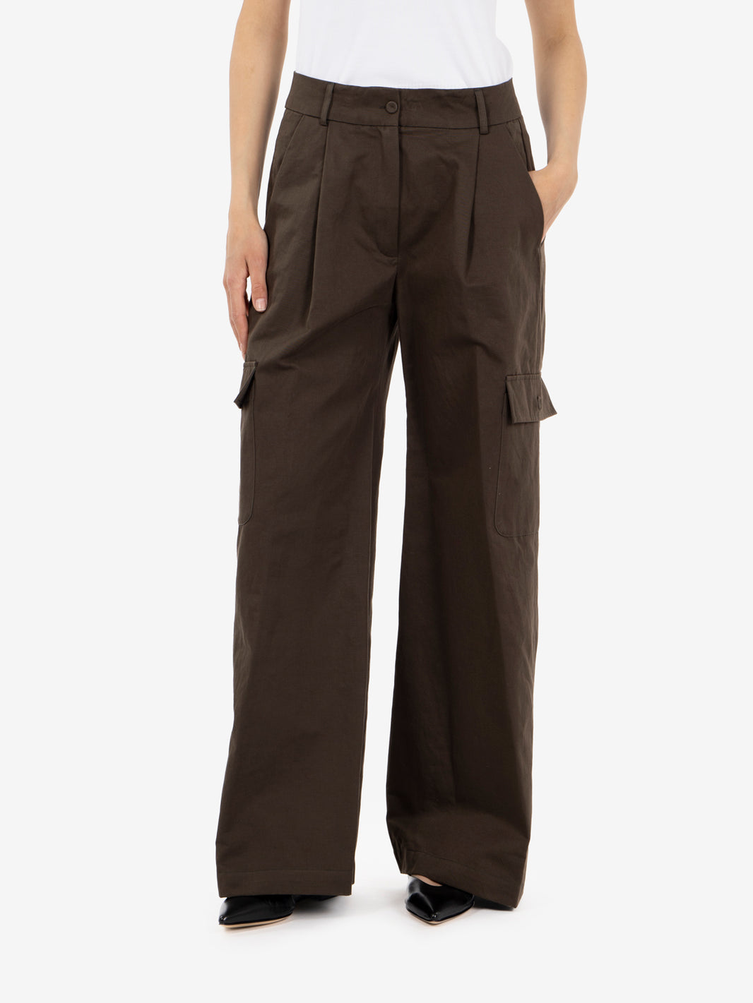 Papano khaki cargo trousers