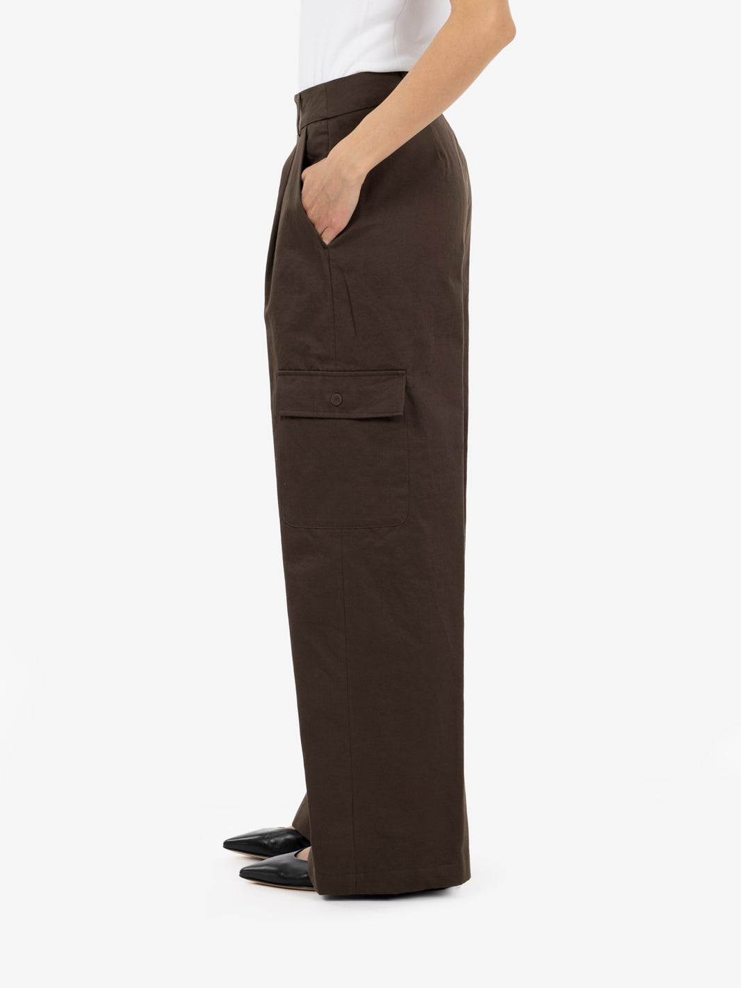 Papano khaki cargo trousers
