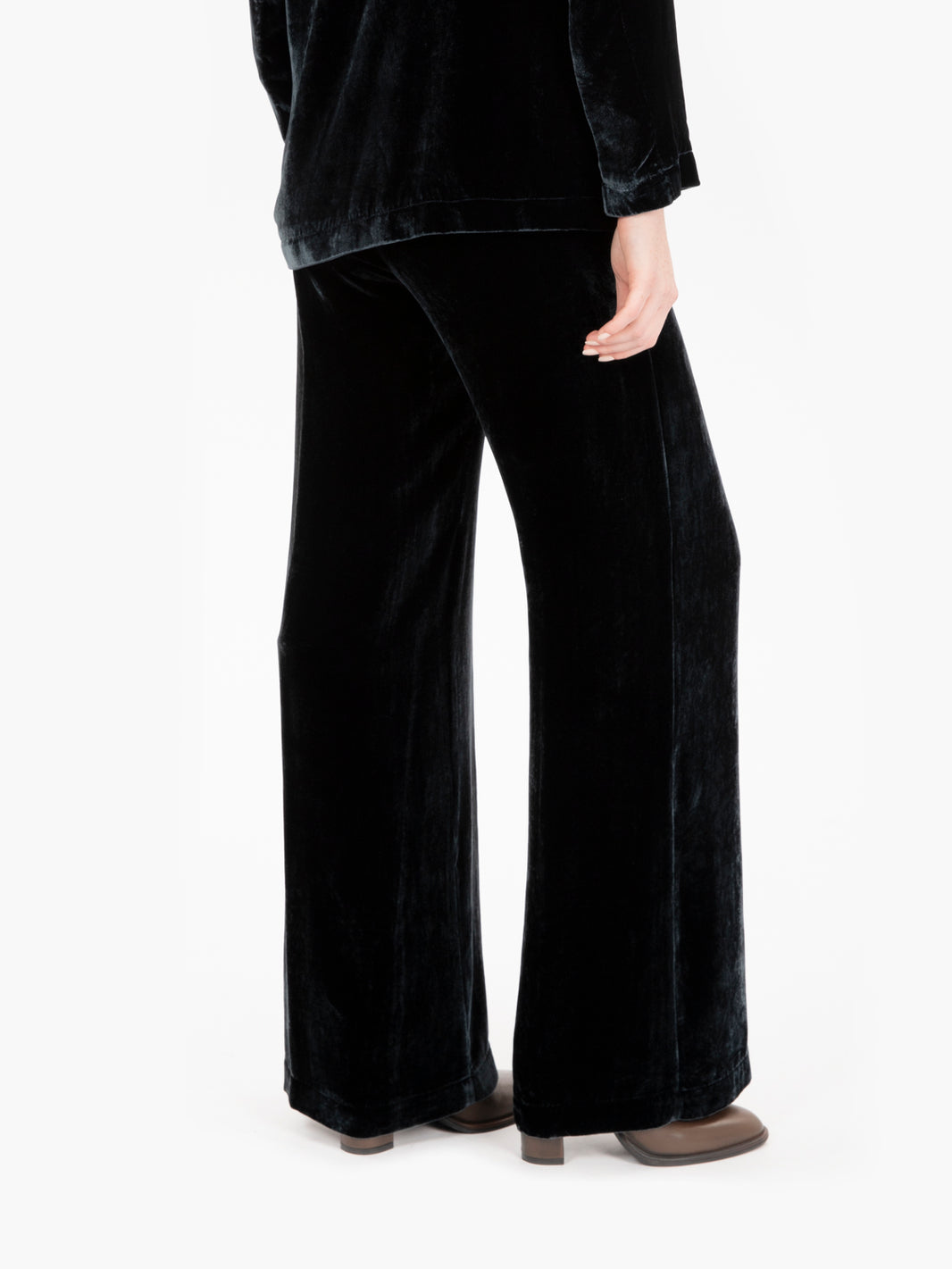 Pantaloni in velluto Portorico blu
