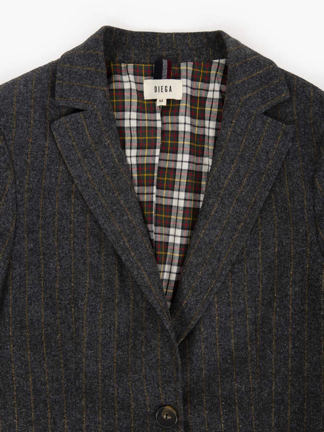 Vorado grey/yellow pinstriped blazer