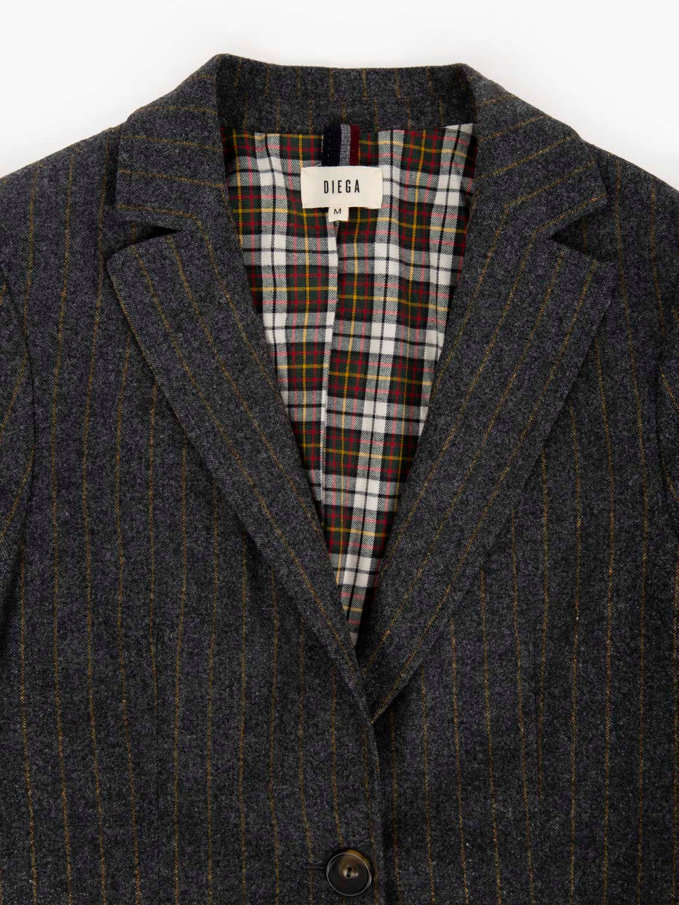 Vorado grey/yellow pinstriped blazer