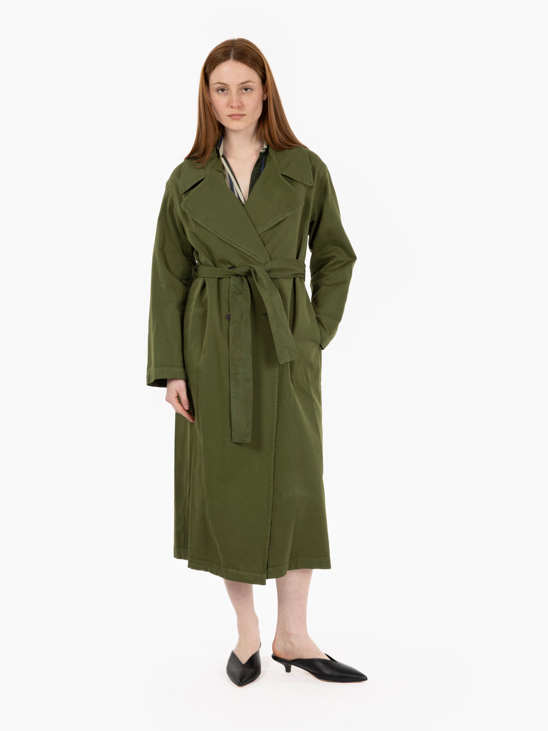 Trench Malco kaki green