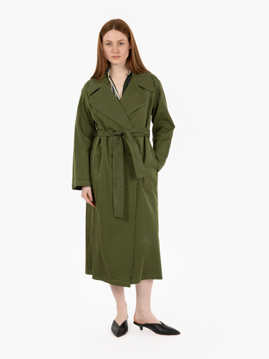 Trench Malco kaki green