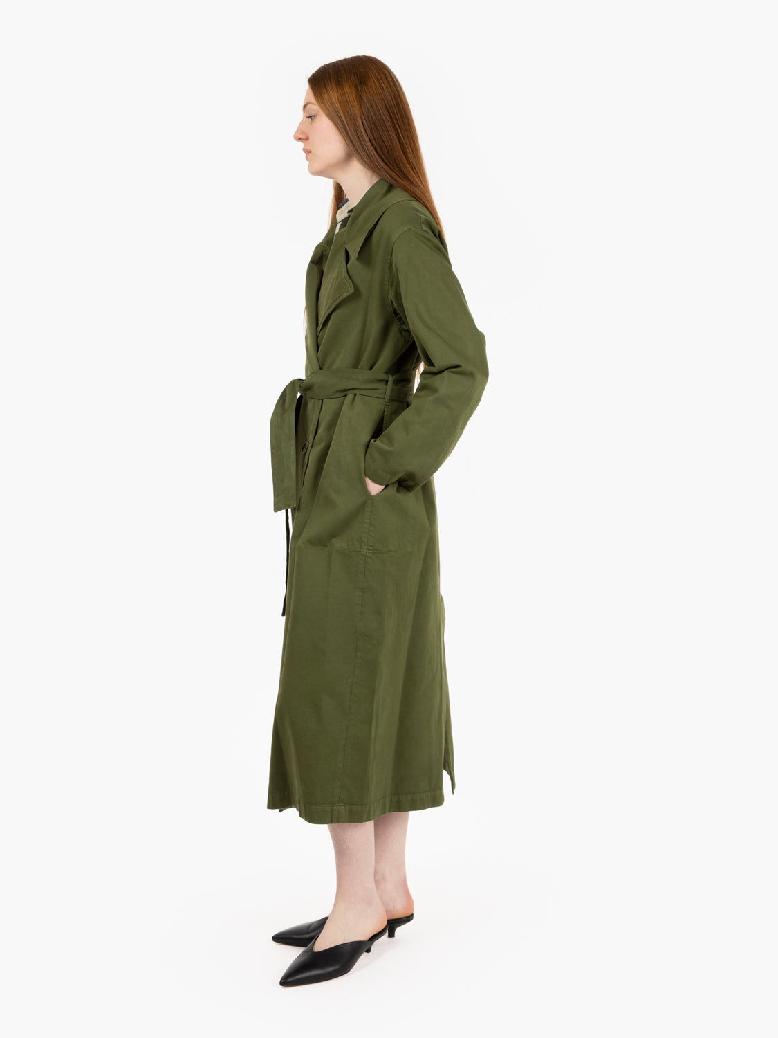 Trench Malco kaki green